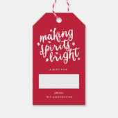 Maakt spirits helder cadeaulabel (Voorkant)