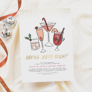 Maakt spirits helder Kerstcocktail Kaart