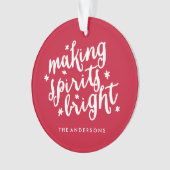 Maakt spirits helder ornament (voorkant)