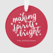 Maakt spirits helder ornament (voorkant)