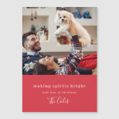 Maakt spirits helder | Rood kersttasmagnetisch (Voorkant)