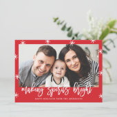 Maakt spirits helder | Vakantieknopkaart Feestdagenkaart (Staand voorkant)