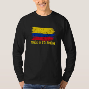 Maakte Colombia Vlag Colombia Trots In Colombiano T-shirt