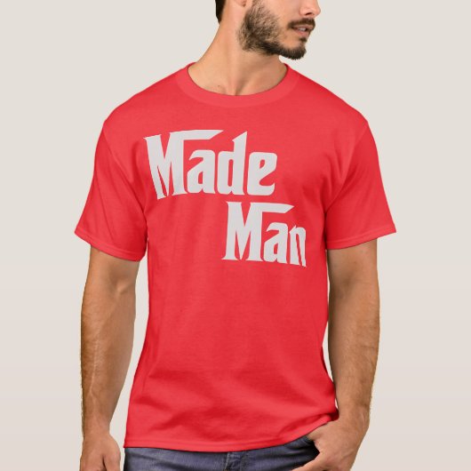 maakte man grappig t-shirt (Voorkant)