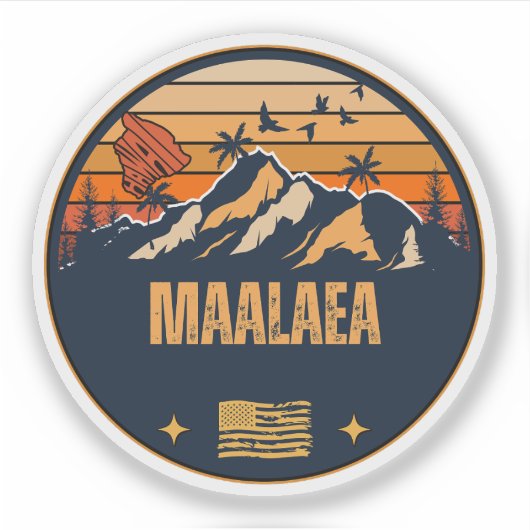 Maalaea, Hawaï Sticker (Voorkant)
