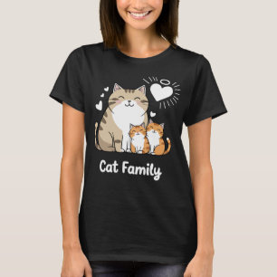 Maaltijd Kat Familie Liefhebber Mama T-shirt