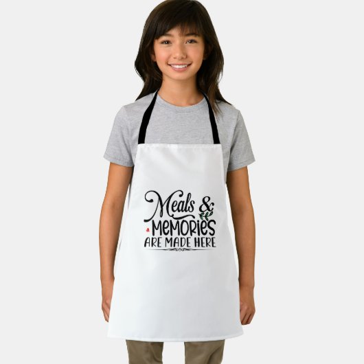 Maaltijden en herinneringen worden hier gemaakt schort (Insitu)