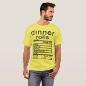 maaltijden Nutrition Facts Thanksgiving T-shirt (Voorkant volledig)