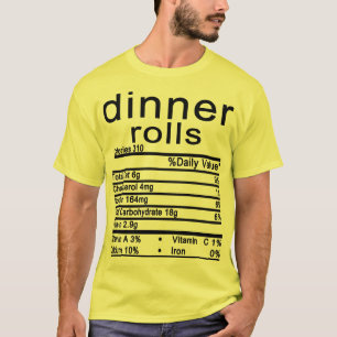 maaltijden Nutrition Facts Thanksgiving T-shirt