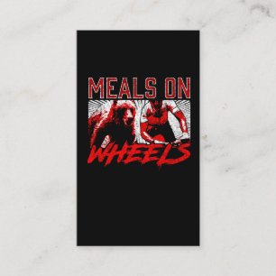 maaltijden op Beer met schotel die woudbiker verja Visitekaartje