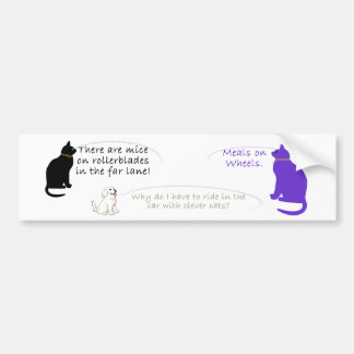 maaltijden op wielen Bumpersticker