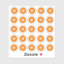 Maaltijdkeuze Noten Gratis Sticker