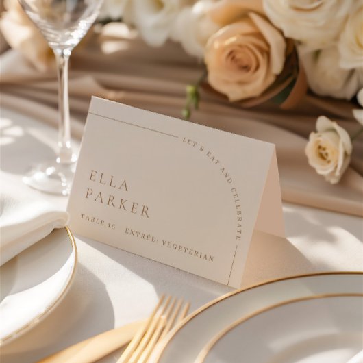 Maaltijdkeuze Place Card Boho Wedding Guest Place Kaart