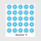 Maaltijdkeuze Zuivelvrije Sticker (Vel)