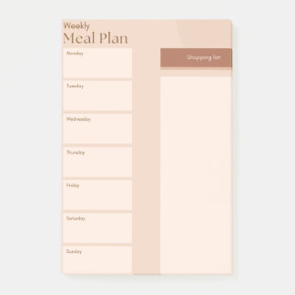 Maaltijdplan Post-it Notities Post-it® Notes