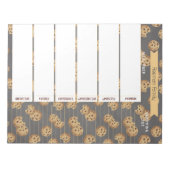 Maaltijdplanner & boodschappenlijst Notitieblok |  (Voorkant)