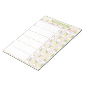 Maaltijdplanner & boodschappenlijst Pink Lemon Sli Notitieblok (Schuin)