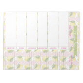 Maaltijdplanner & boodschappenlijst Pink Lemon Sli Notitieblok (Voorkant)