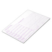 maaltijdplanning notitieblok (Schuin)