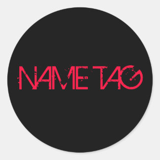 MAAMPLAATJE RONDE STICKER