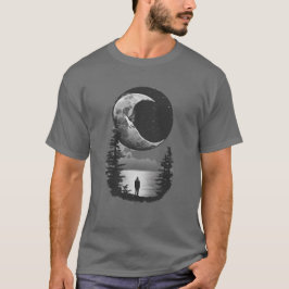 Maan 6 licht, maanstraal, satelliet, hemels t-shirt