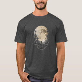 Maan 9 licht, maanstraal, satelliet, hemels t-shirt