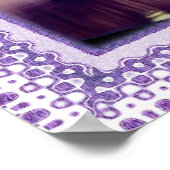 Maan achter bergen poster (Hoek)