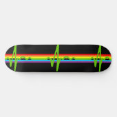 Maan achterkant persoonlijk skateboard (Horizontaal)