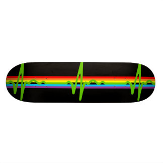 Maan achterkant persoonlijk skateboard