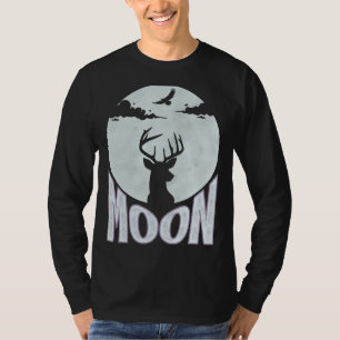Maan, adelaar, hert t-shirt