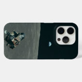 Maan Apollo NASA Maanlander en Aarde Case-Mate iPhone Case (Achterkant (horizontaal))