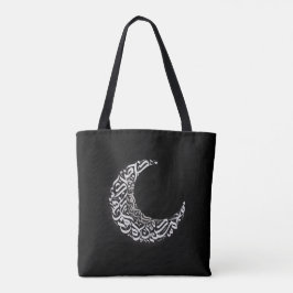 Maan Arabische letters Tote Bag