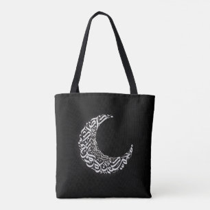 Maan Arabische letters Tote Bag
