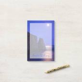 Maan bij schemering | Perce Rock Gaspe Coast Quebe Post-it® Notes (Op bureau)