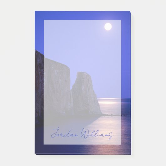 Maan bij schemering | Perce Rock Gaspe Coast Quebe Post-it® Notes (Voorkant)