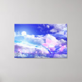 Maan Bloem Canvas Afdruk (Voorkant)