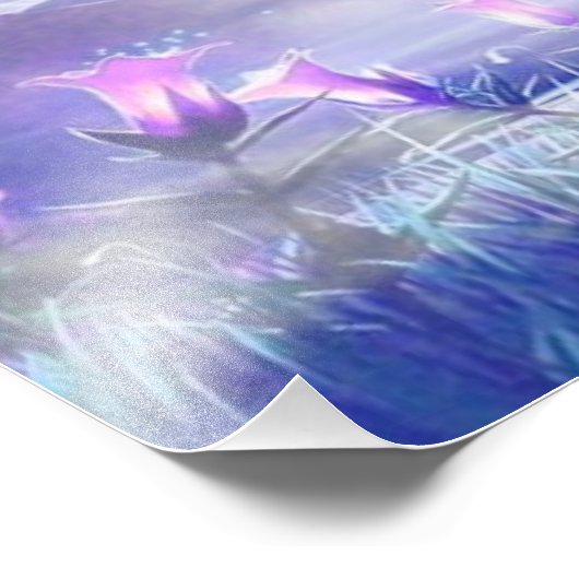 Maan Bloem Foto Afdruk (Hoek)