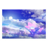 Maan Bloem Foto Afdruk (Voorkant)