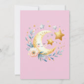 Maan Bloem Regenboog Sterren Hartjes Verjaardag Kaart (Achterkant)