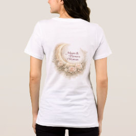 Maan & Bloemen Vrouw Tri-Blend Shirt