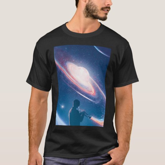 Maan Blues T-shirt (Voorkant)