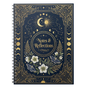Maan Botanicals Spiraal Notebook Middernacht Hemel Notitieboek