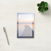 Maan boven Buscharner voetgangersbrug | Starnbergm Post-it® Notes (Kantoor)