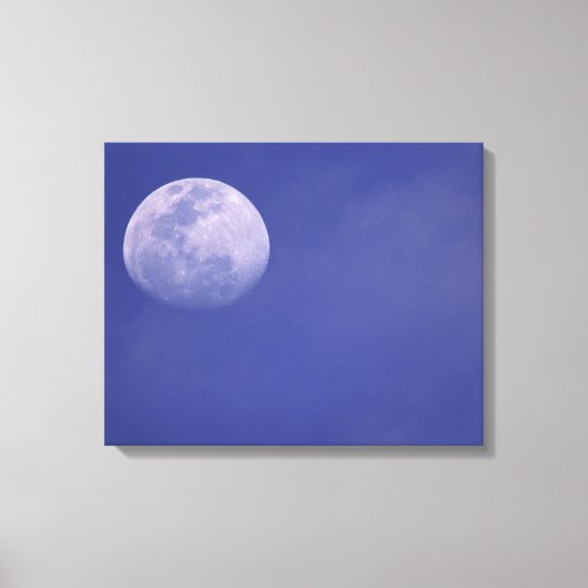 Maan boven de Galapagos-eilanden, Ecuador Canvas Afdruk (Voorkant)