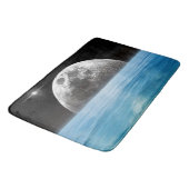 Maan boven de oceaan badmat (Gekanteld)