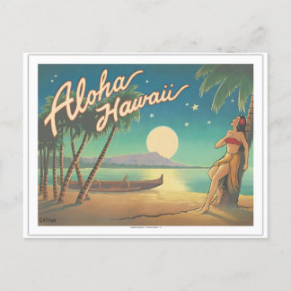 Maan boven diamantkop feestdagenkaart