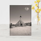 Maan boven Elvis Chapel Kaart (Gele Bloem)