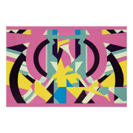 Maan boven mijn Memphis Perfect Poster