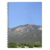 Maan boven Sandia Mountains Notitieboek (Voorkant)