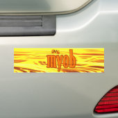 Maan! Bumpersticker (Op auto)